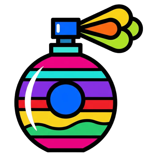 perfume bottle Pop Art icon