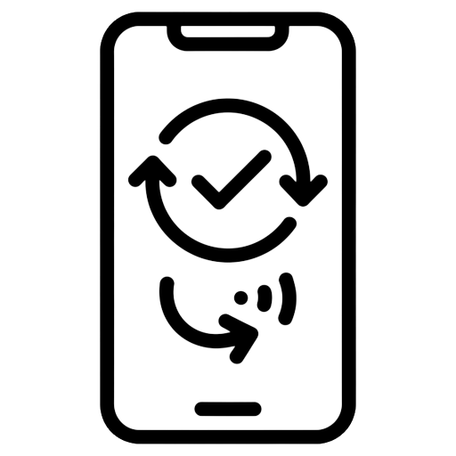 phone verification Line Art icon - free AI-generated line art icon for web and app projects