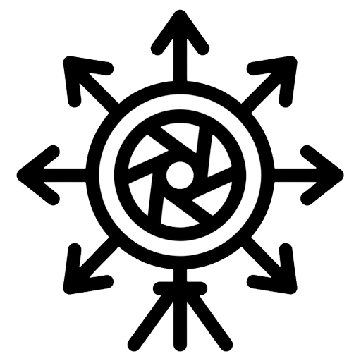 photo spot Line Art icon