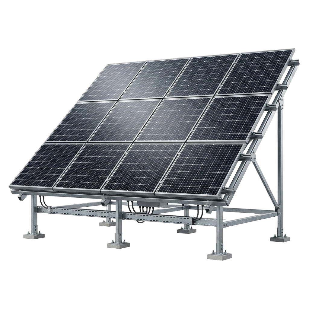 photovoltaic array Photorealistic icon - free AI-generated photorealistic icon for web and app projects