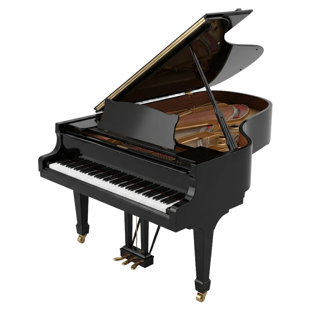 piano Photorealistic icon