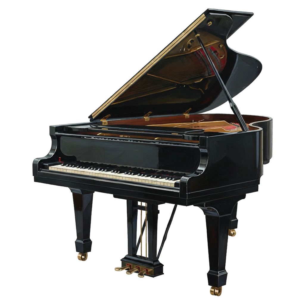 piano Oil Painting icon