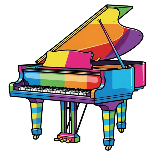 piano Pop Art icon