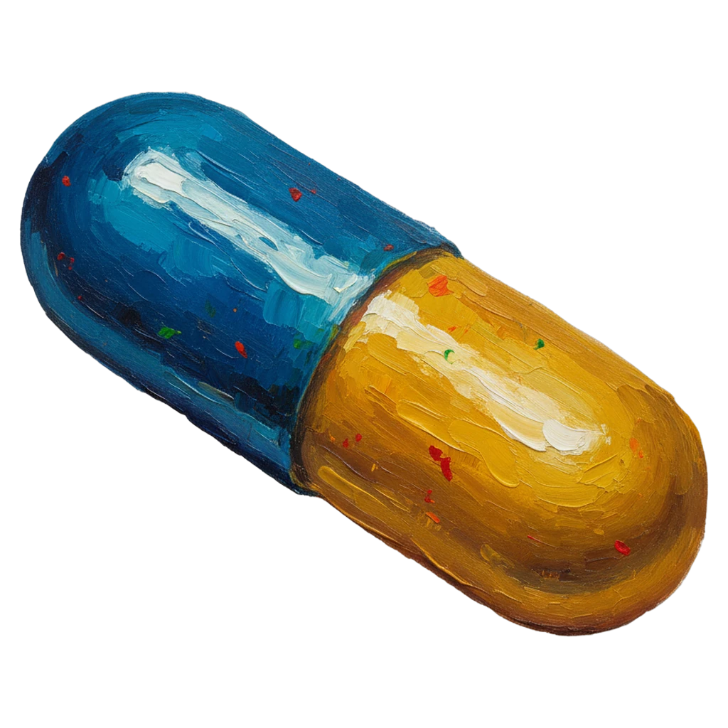 pill Oil Painting icon
