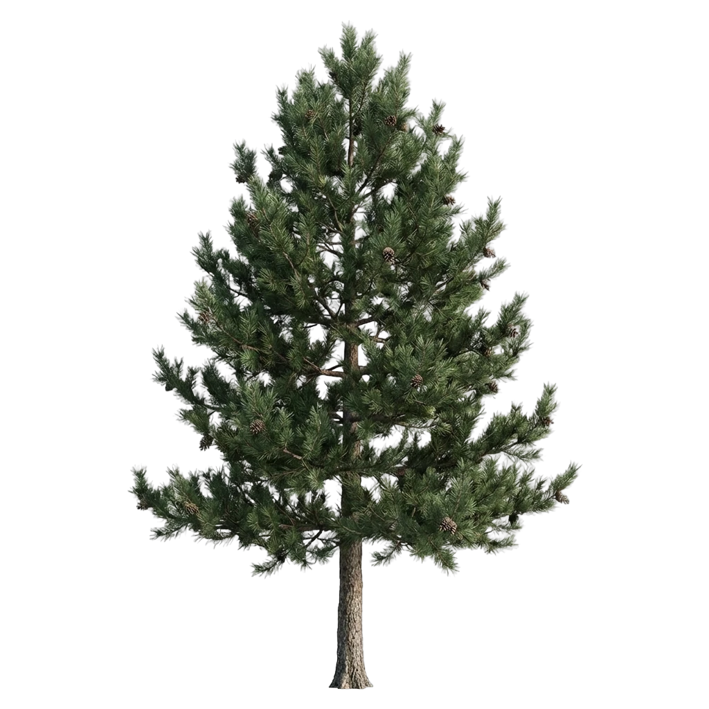 pine tree Photorealistic icon