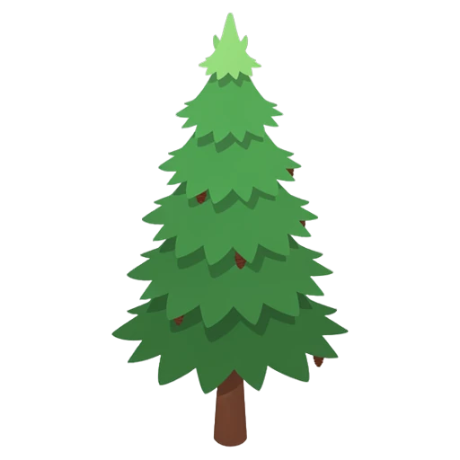 pine tree Isometric icon