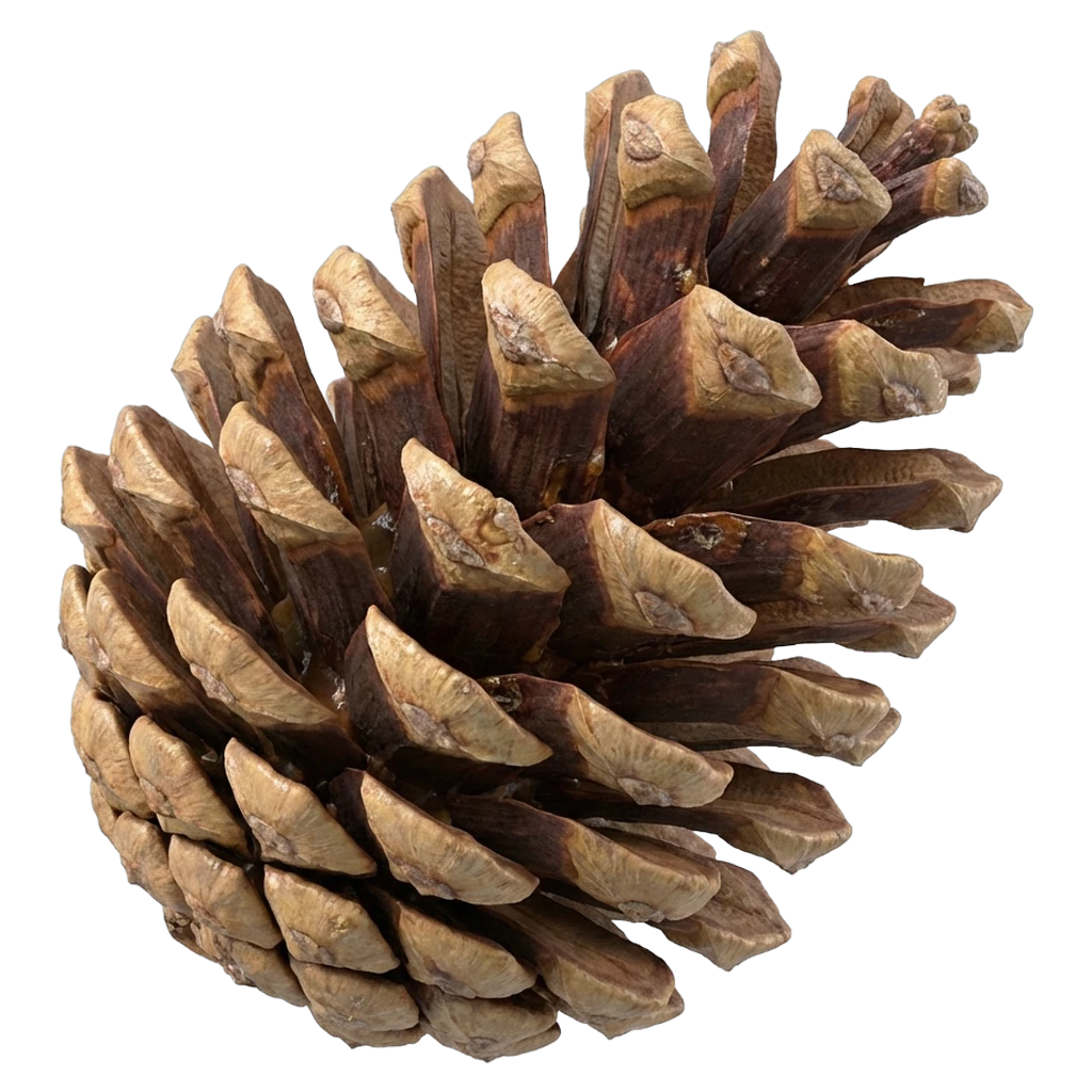pinecone Photorealistic icon