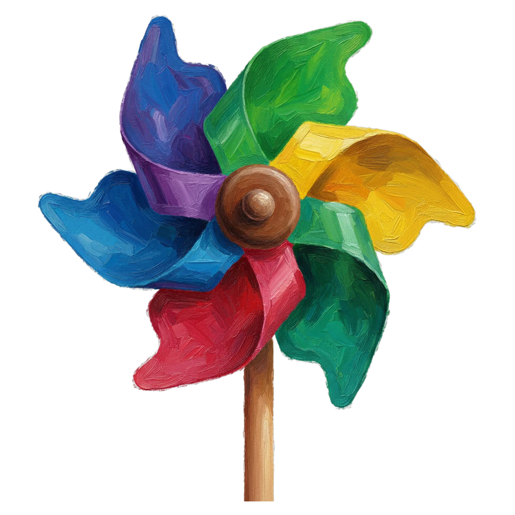 pinwheel Oil Painting icon