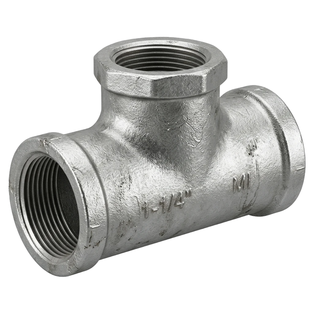 pipe tee Photorealistic icon