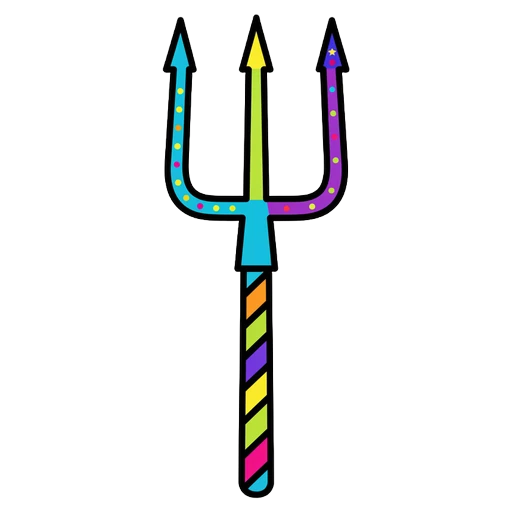 pitchfork Pop Art icon