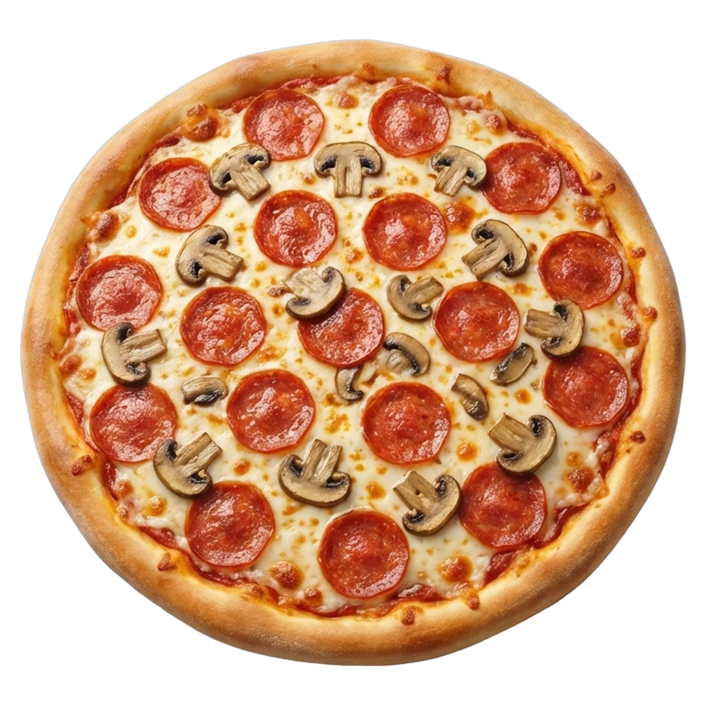 pizza Photorealistic icon