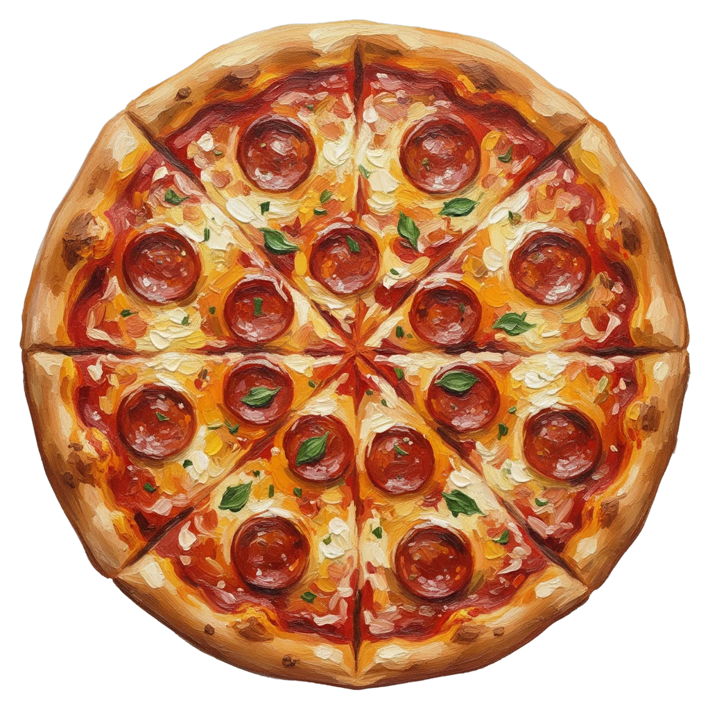 pizza Oil Painting icon