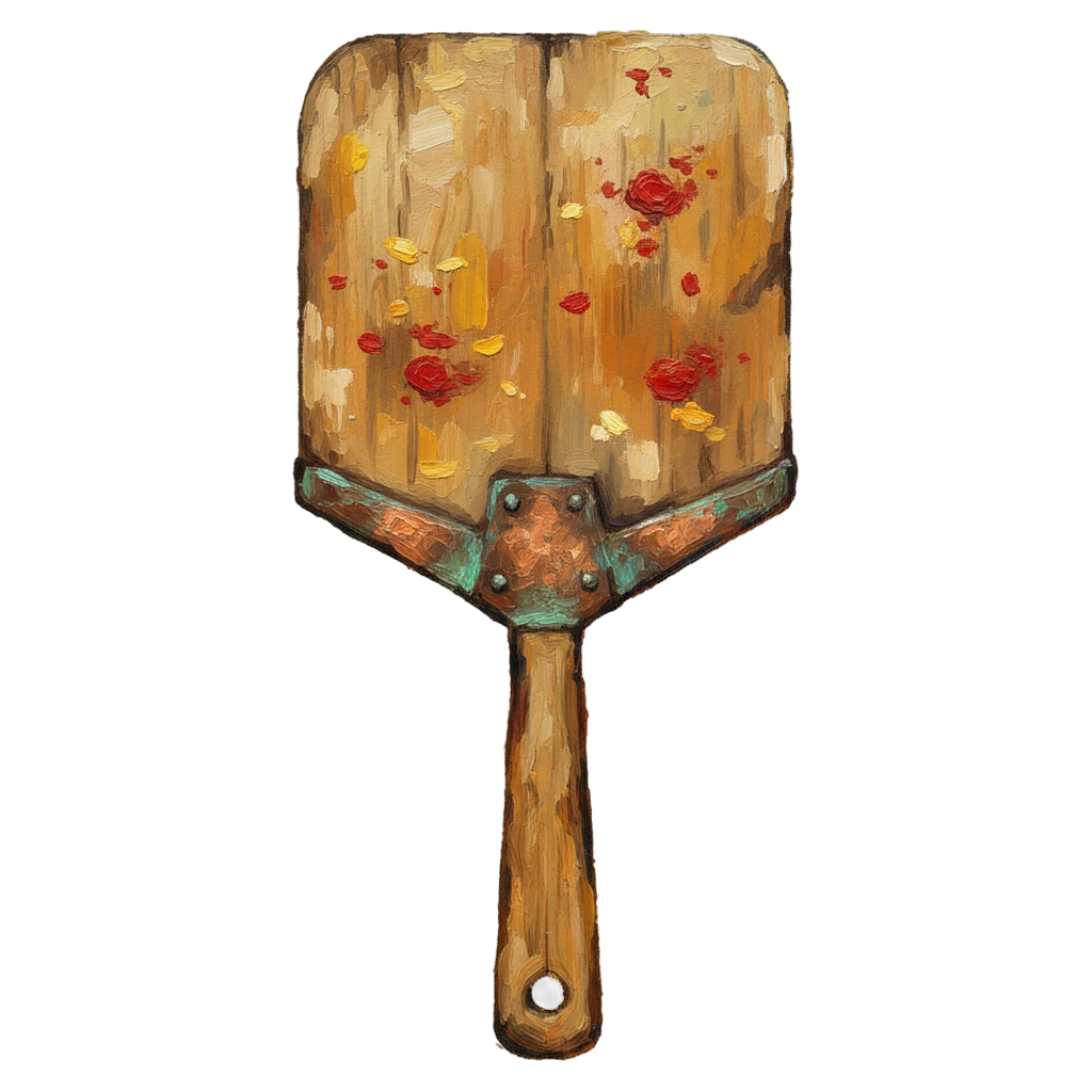 pizza peel Oil Painting icon