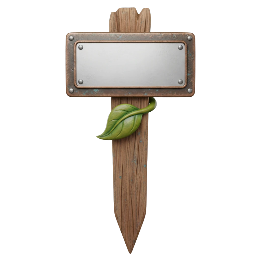 plant label Photorealistic icon