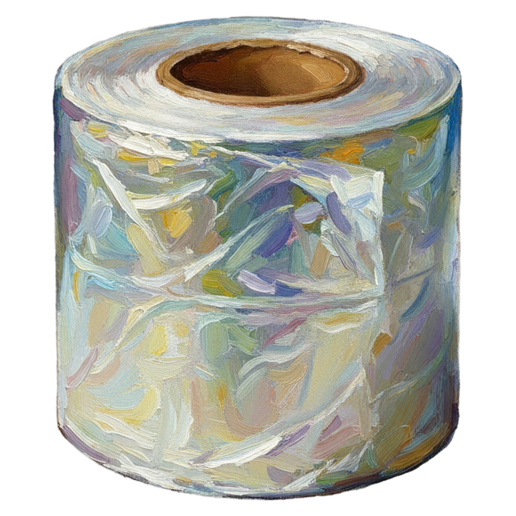 plastic wrap Oil Painting icon