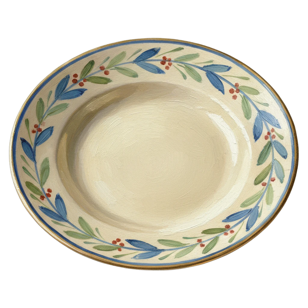 plate dish Oil Painting icon