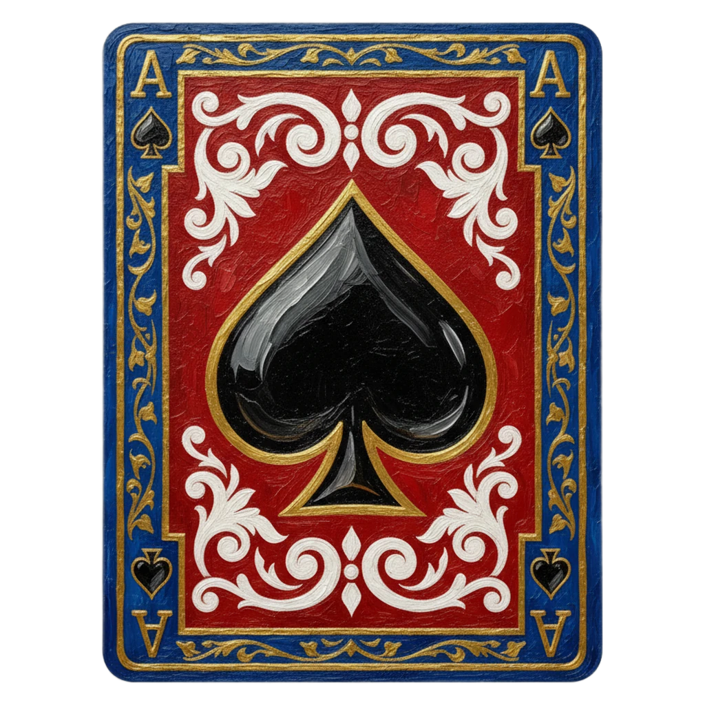 playing card Oil Painting icon