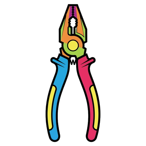 pliers Pop Art icon