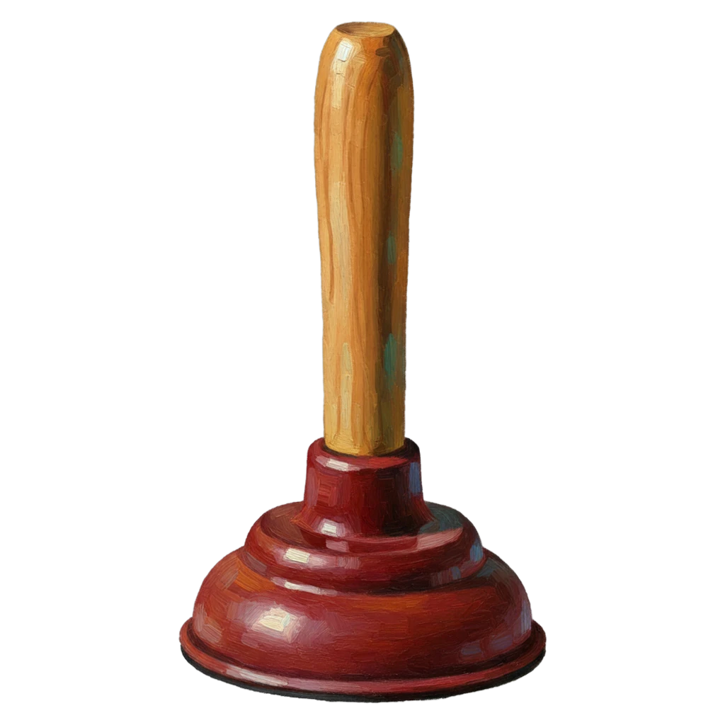 plunger Oil Painting icon