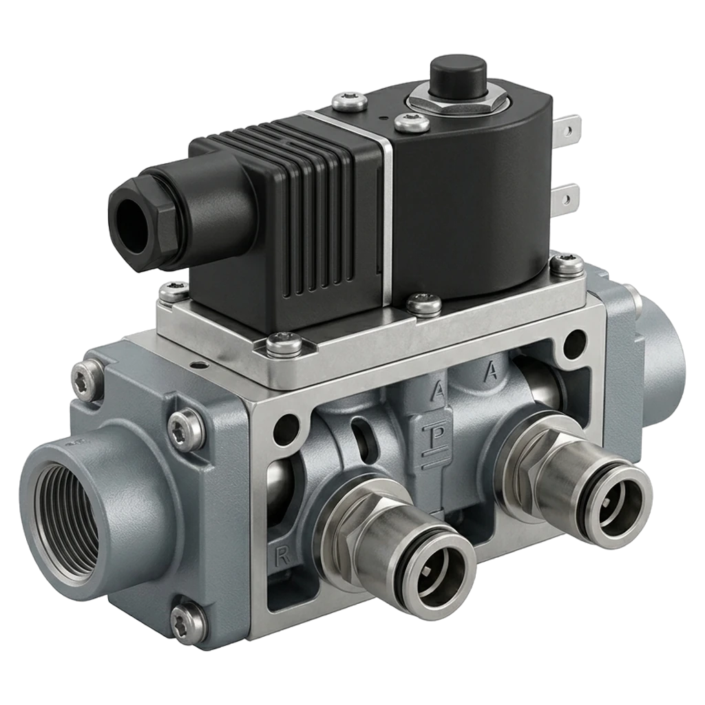 pneumatic valve Photorealistic icon