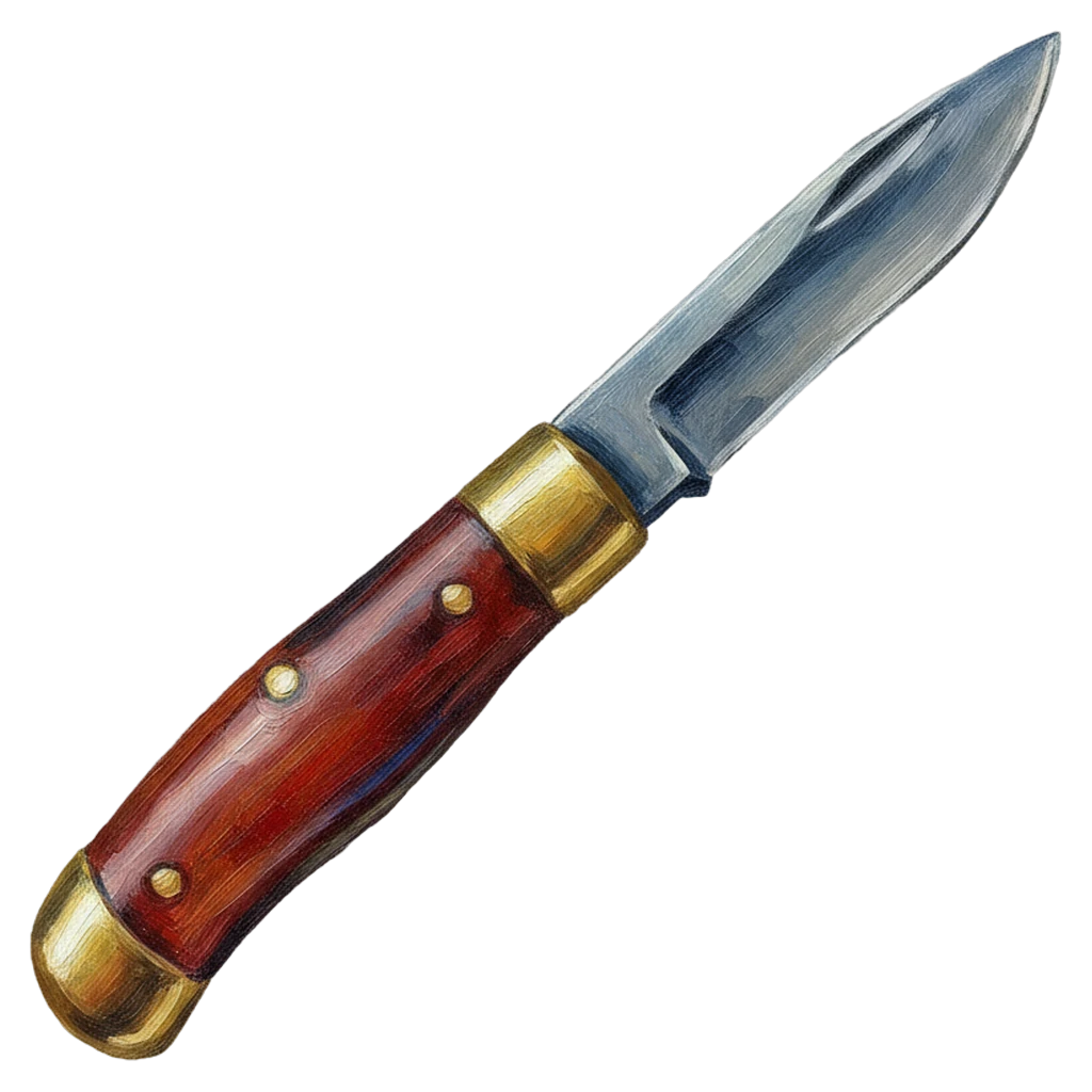 pocket knife Oil Painting icon
