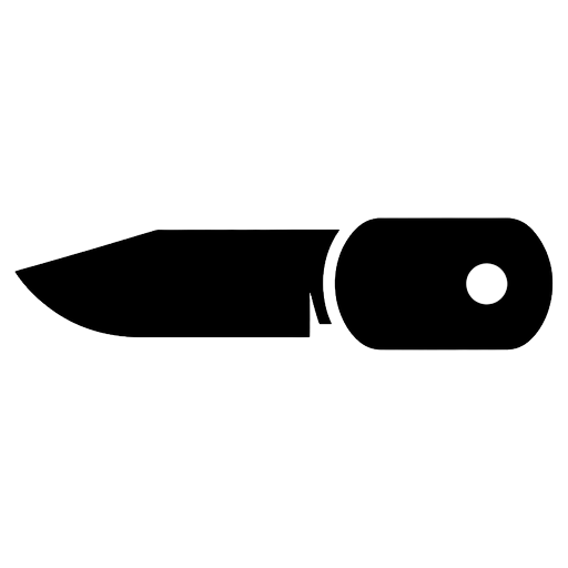 pocket knife Solid Glyph icon