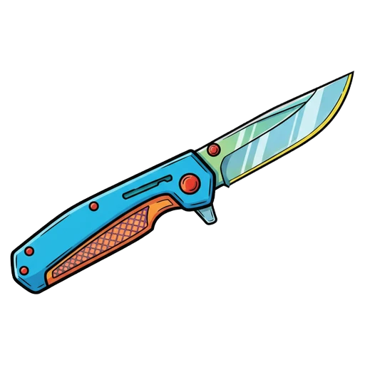 pocket knife Pop Art icon