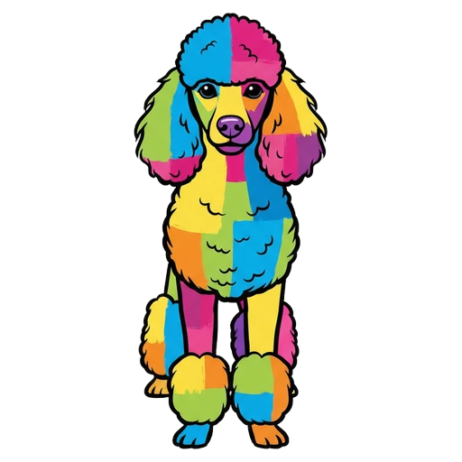 poodle Pop Art icon