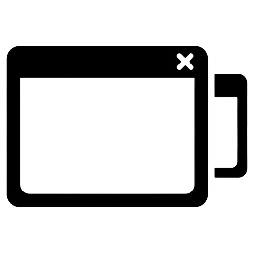 popup window Solid Glyph icon