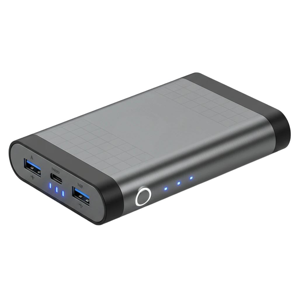power bank Photorealistic icon