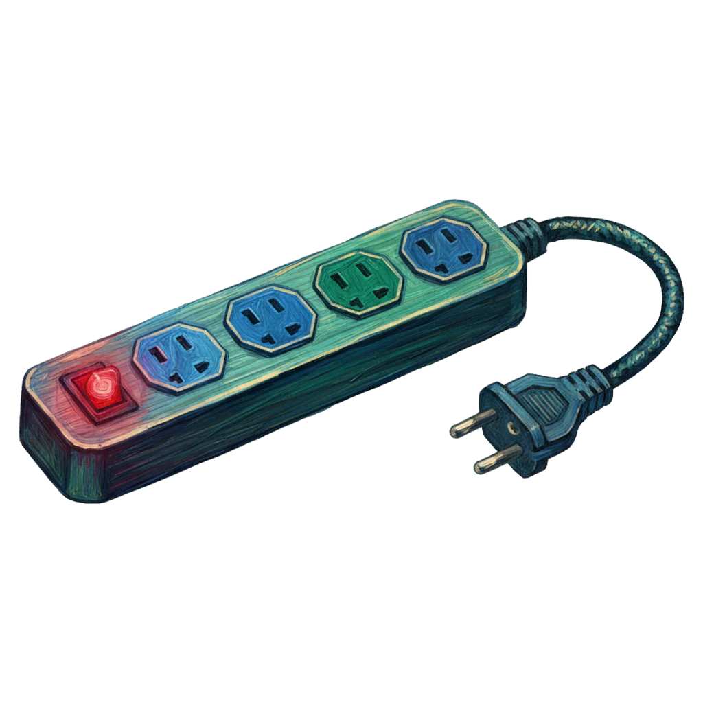 power strip Oil Painting icon
