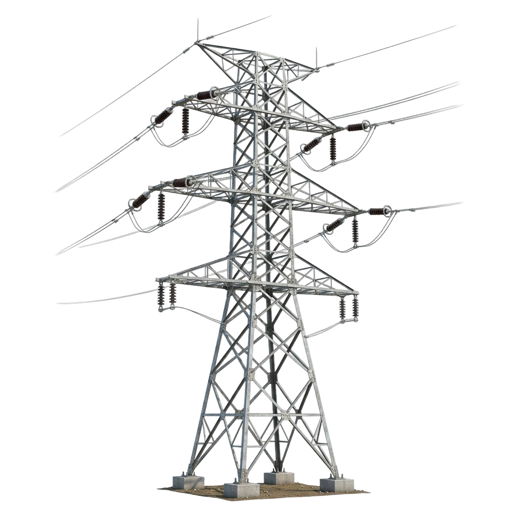 power transmission tower Photorealistic icon - free AI-generated photorealistic icon for web and app projects