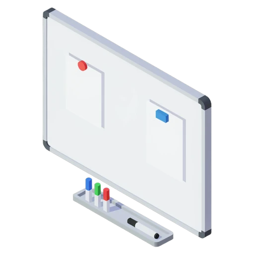 presentation board Isometric icon