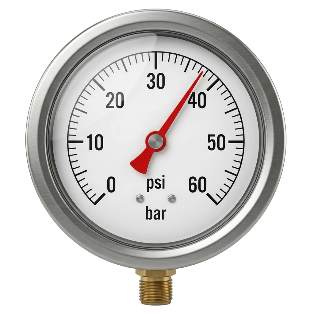 pressure gauge dial Photorealistic icon
