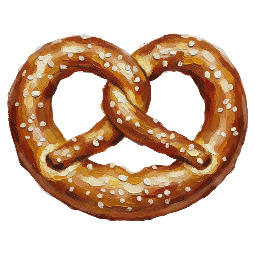 pretzel Oil Painting icon