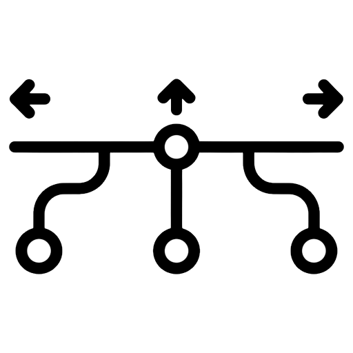 project timeline Line Art icon - free AI-generated line art icon for web and app projects