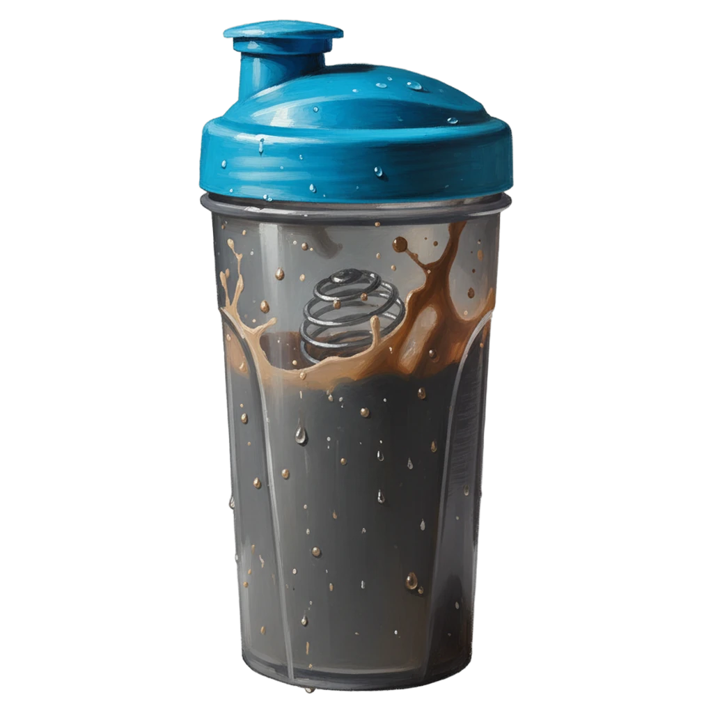 protein shake bottle Oil Painting icon
