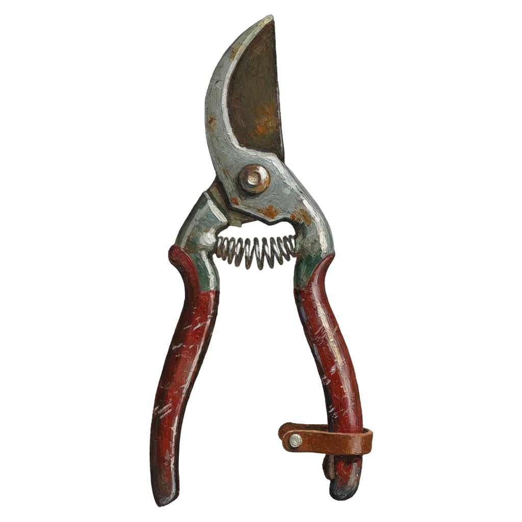 pruning shears Oil Painting icon