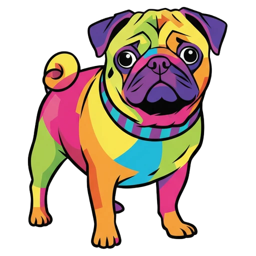 pug Pop Art icon