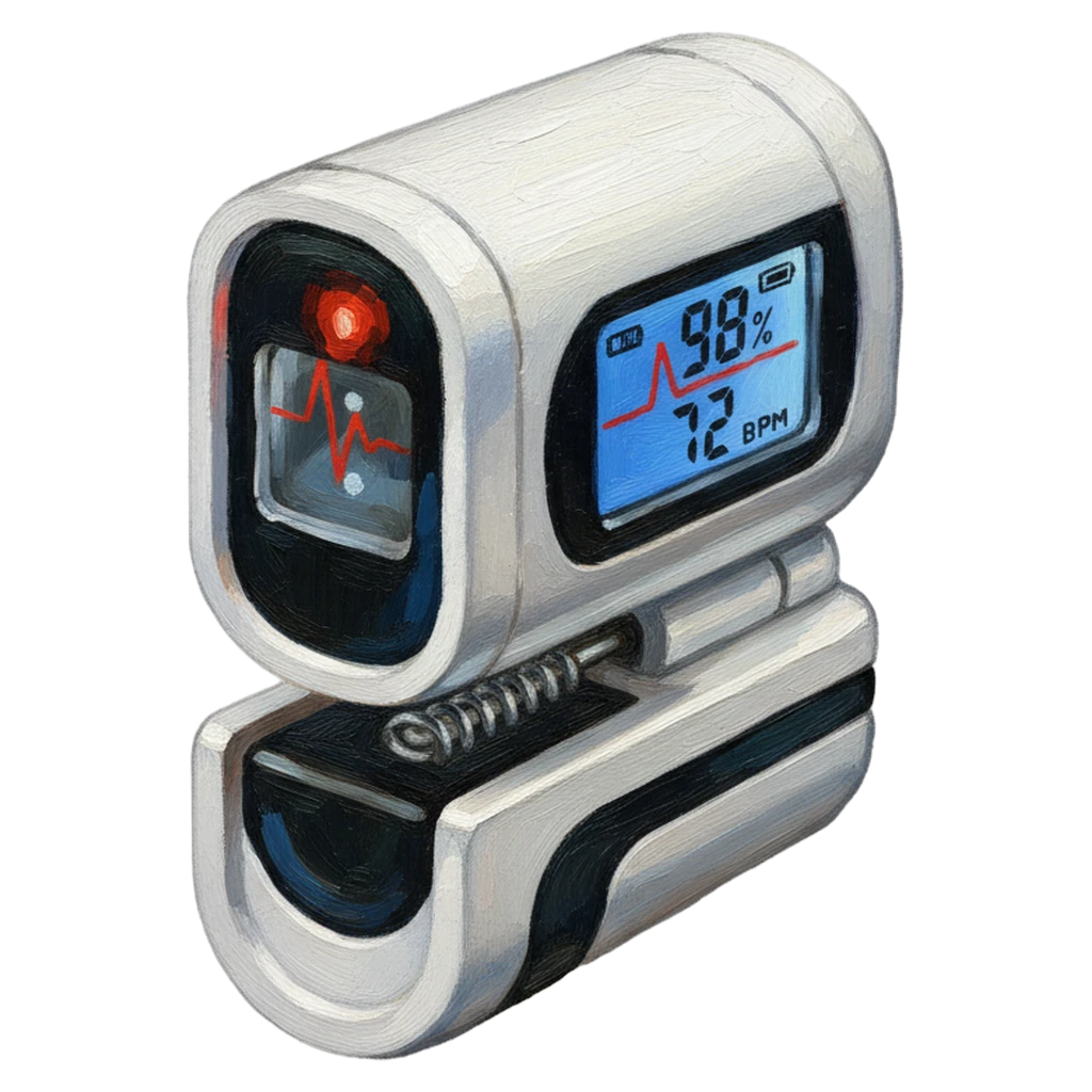 pulse oximeter Oil Painting icon