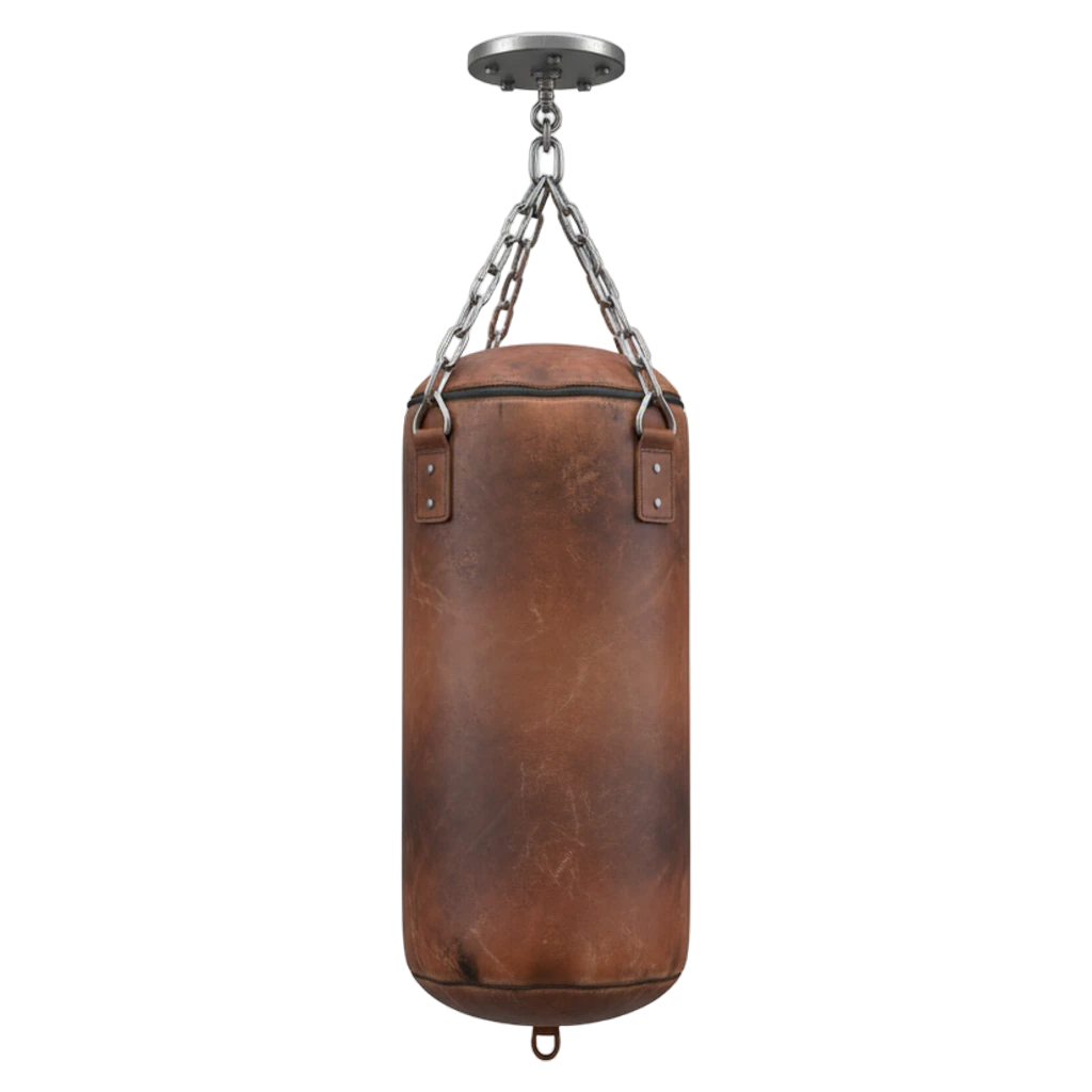 punching bag Photorealistic icon