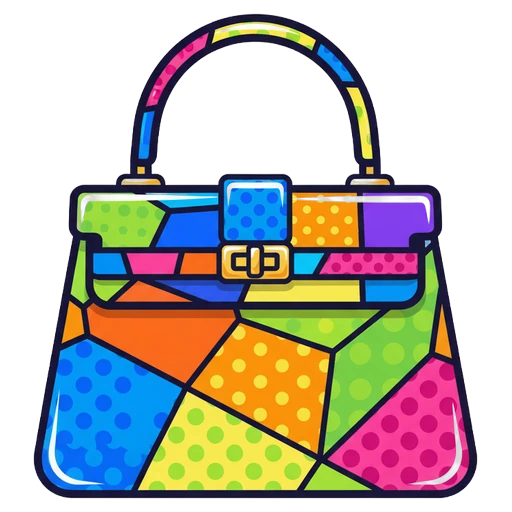 purse Pop Art icon