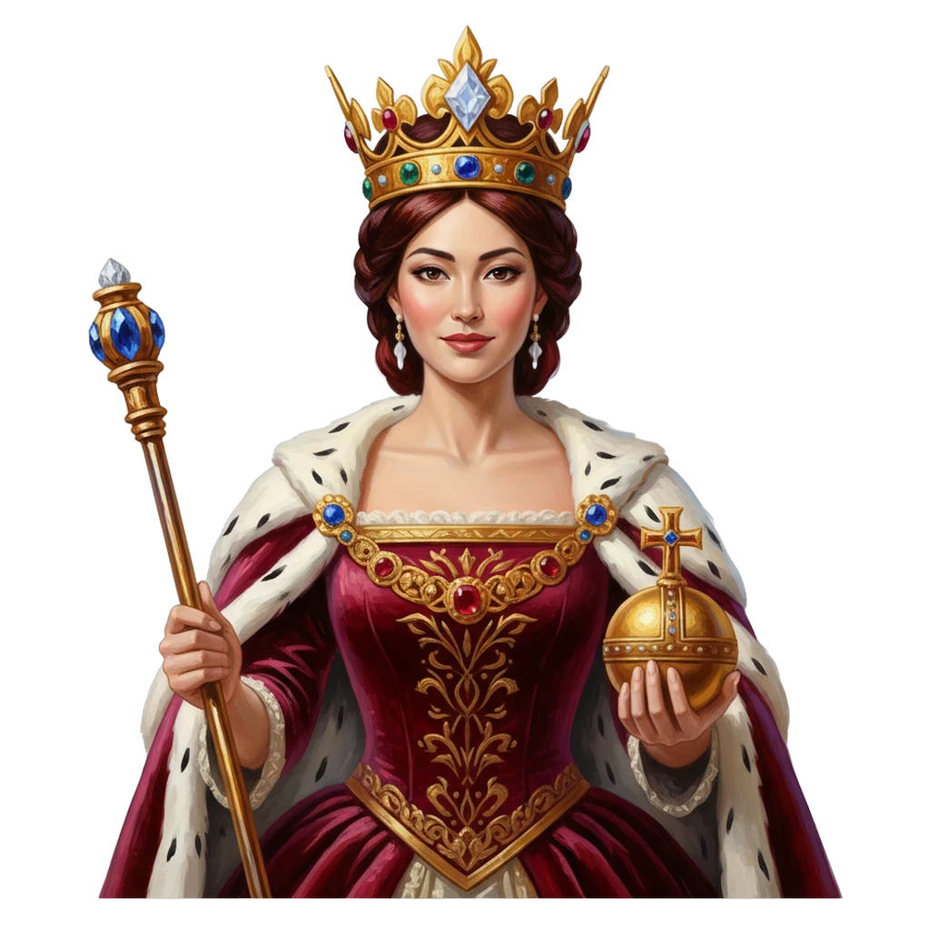 queen Oil Painting icon