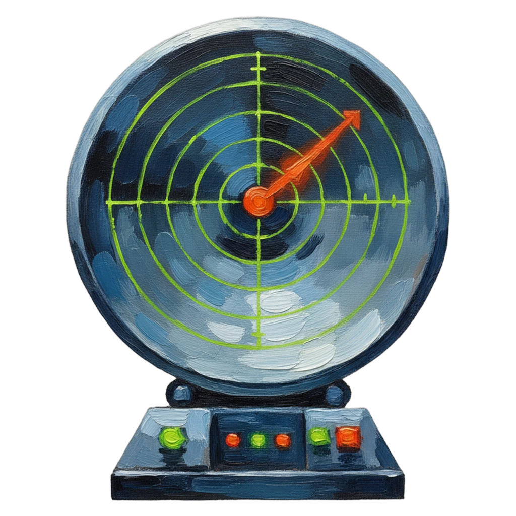 radar Oil Painting icon