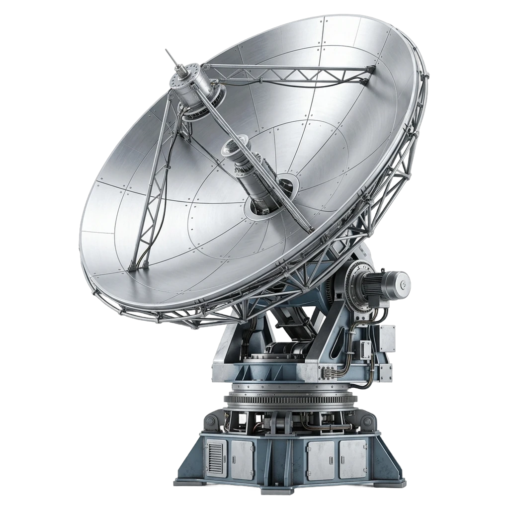 radar dish Photorealistic icon