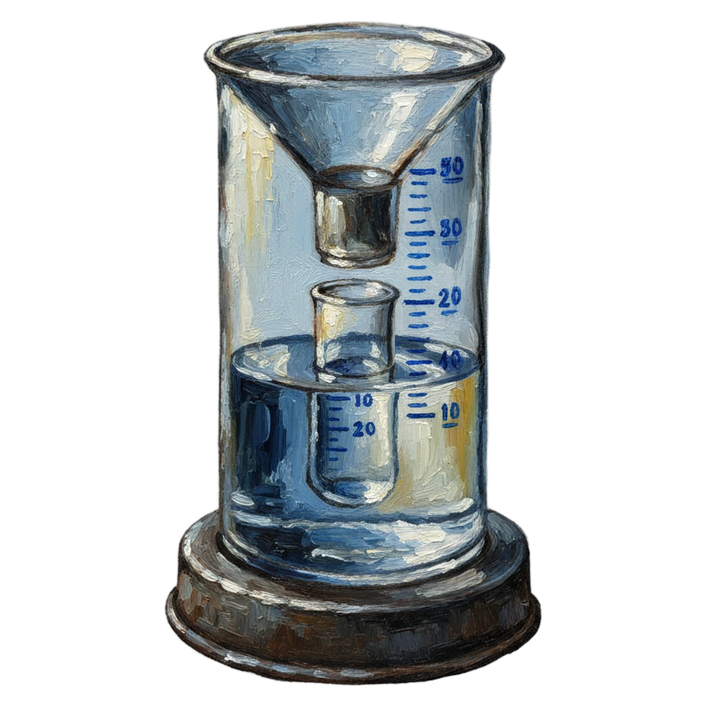 rain gauge Oil Painting icon