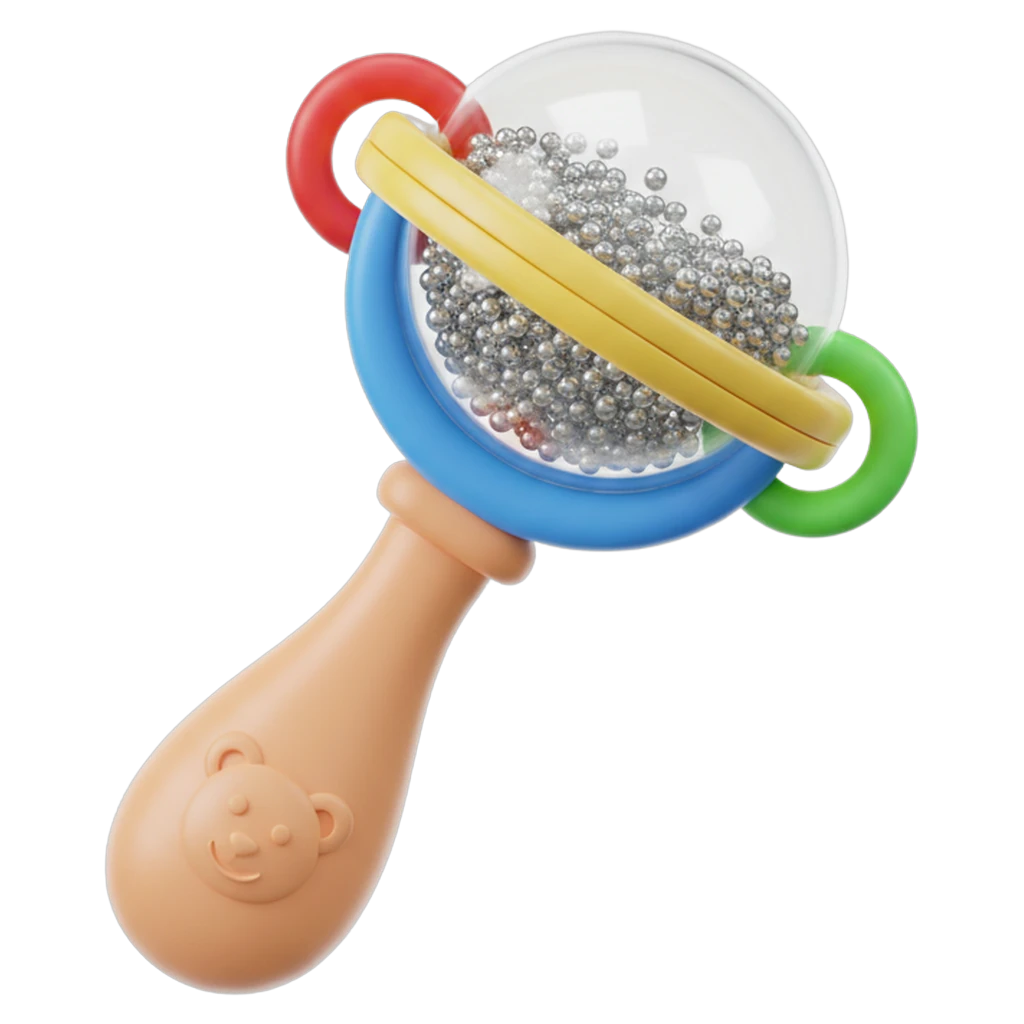 rattle Photorealistic icon