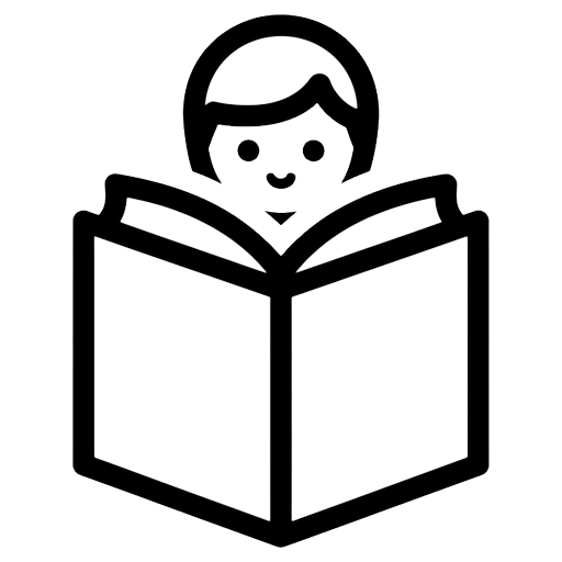 reading book Line Art icon