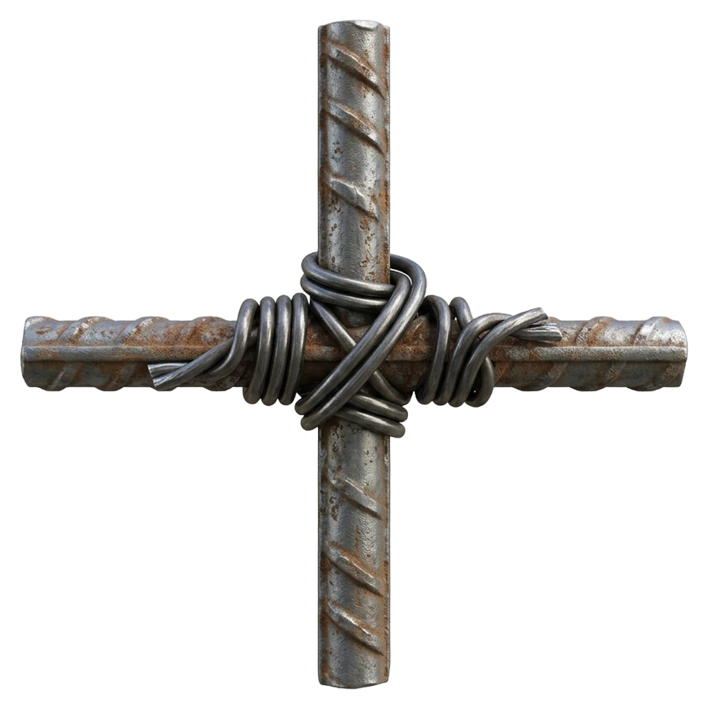 rebar tie Photorealistic icon