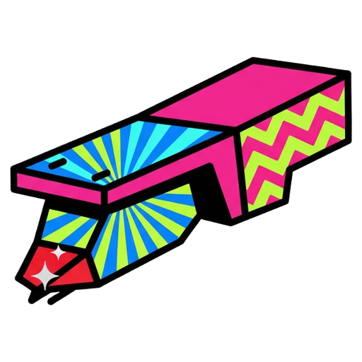 record player needle Pop Art icon